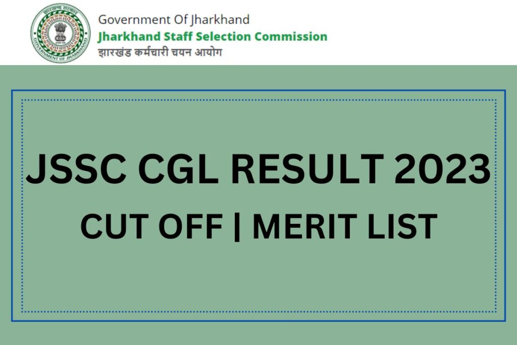 JSSC CGL Result 2023