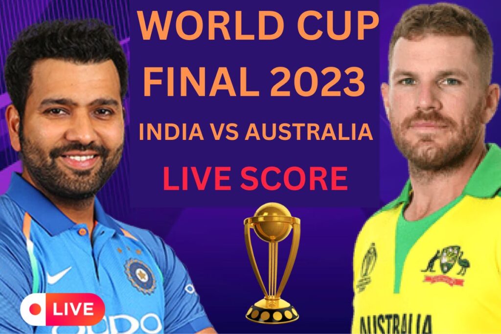 World Cup Final 2023 India vs Australia Live Score