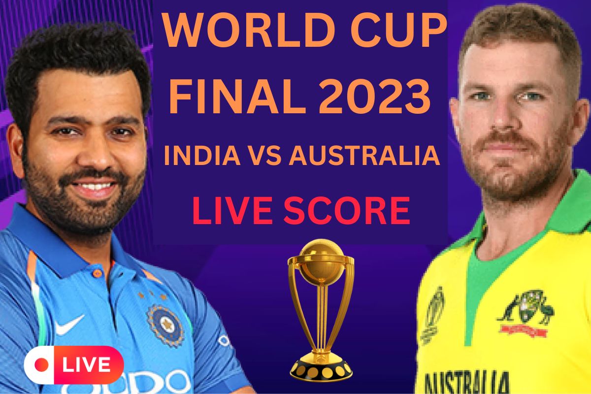 India Vs Australia Live Score World Cup Final 2023, Score Card Link