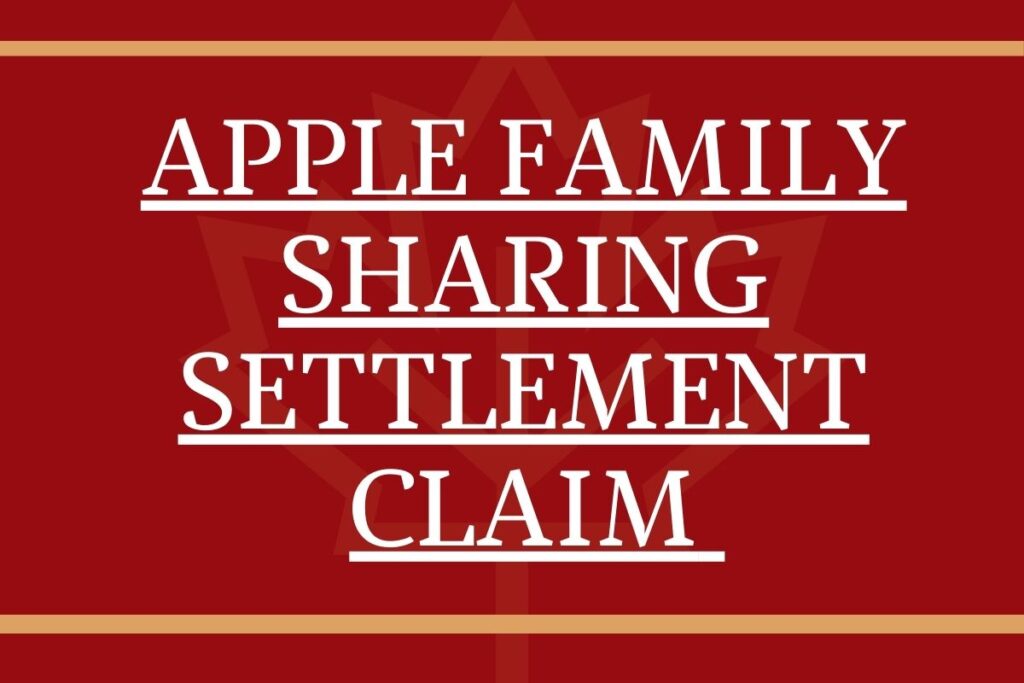 Apple Family Sharing Settlement Claim 