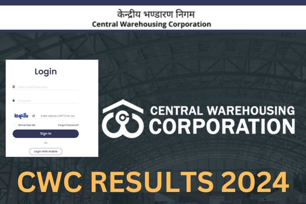 CWC Results 2024 Date, Cut Off Marks, Merit List Official Link