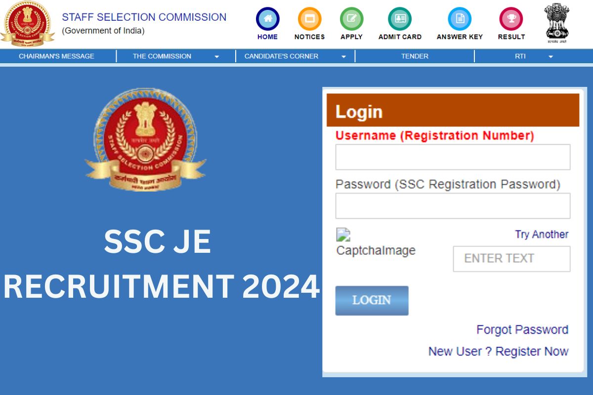 SSC JE Recruitment 2024 Junior Engineer Notification Pdf Release Date