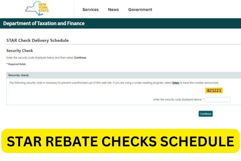 STAR Rebate Checks 2024 Schedule Delivery, When Will I Get It?