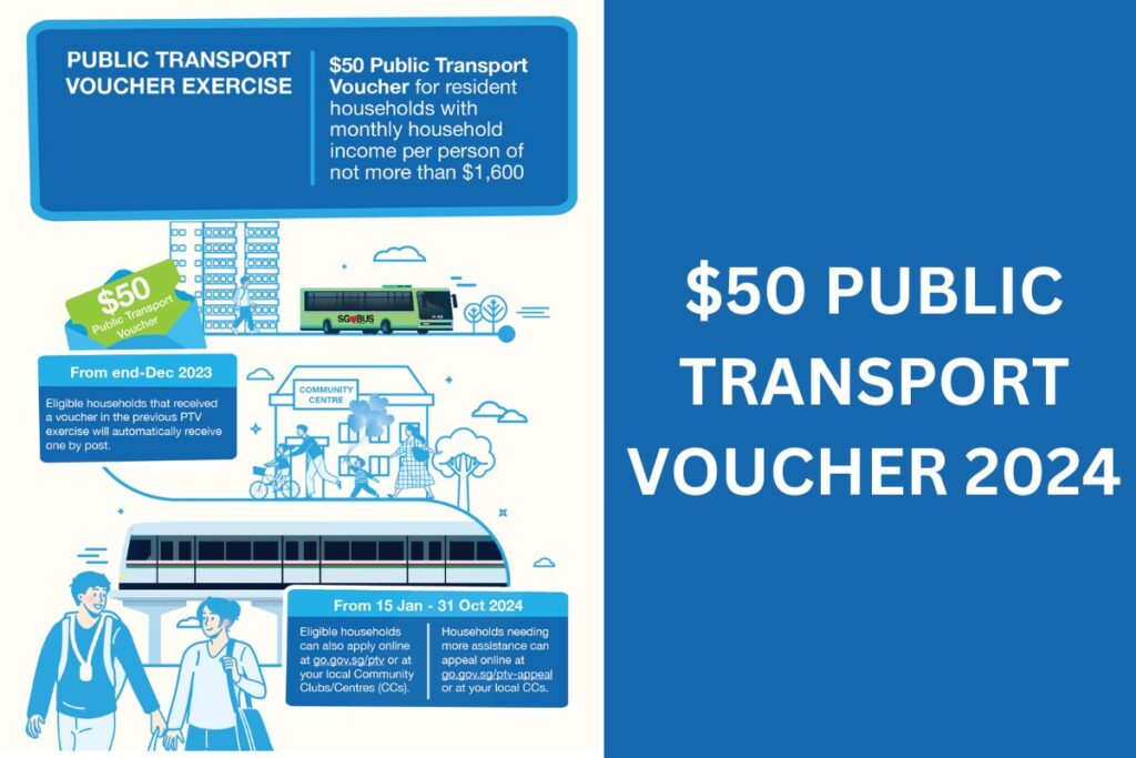 $50 Public Transport Voucher 2024 - Apply Online, Eligibility