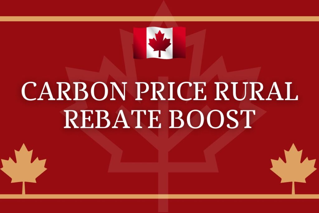 Carbon Price Rural Rebate Boost