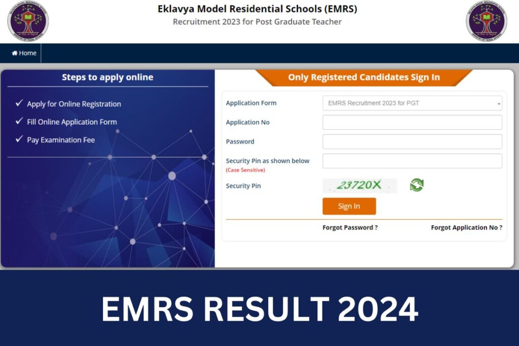 EMRS Result 2024, TGT, PGT & Hostel Warden Cut Off Marks, Merit List